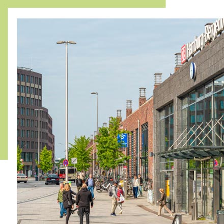 Das BERGEDORFER TOR verfügt über die beste Lage in Hamburgs Südosten